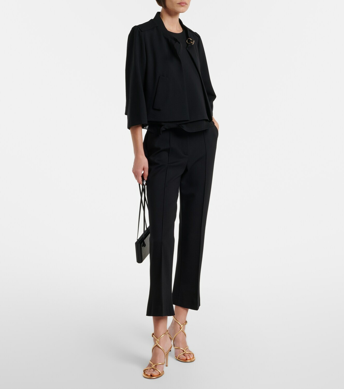 Dorothee Schumacher Emotional Essence cropped jersey slim pants