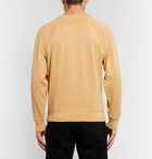 TOM FORD - Garment-Dyed Loopback Cotton-Jersey Sweatshirt - Men - Yellow