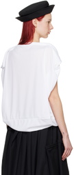 Comme des Garçons White Cape T-Shirt