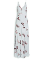 Day Birger ET Mikkelsen Peach Floral-print Crepe Maxi Slip Dress Multicoloured 1