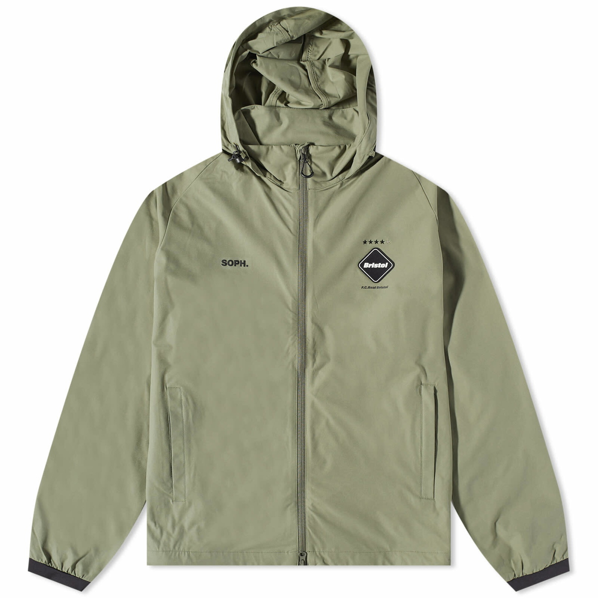 F.C. Real Bristol Men's FC Real Bristol Stretch Lightweight Jacket in Khaki