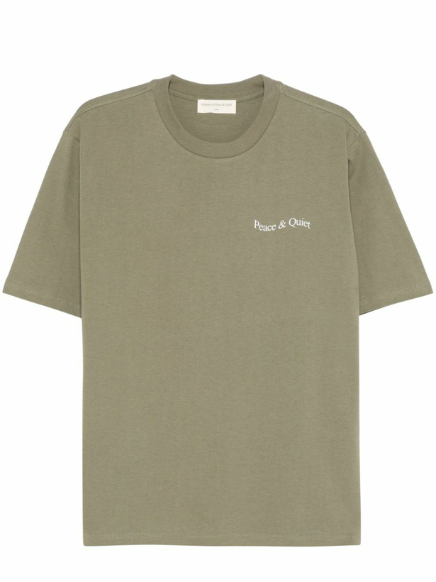 Photo: MUSEUM OF PEACE AND QUIET - Cotton T-shirt