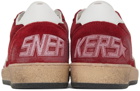 Golden Goose Red Ball Star Low-Top Sneakers