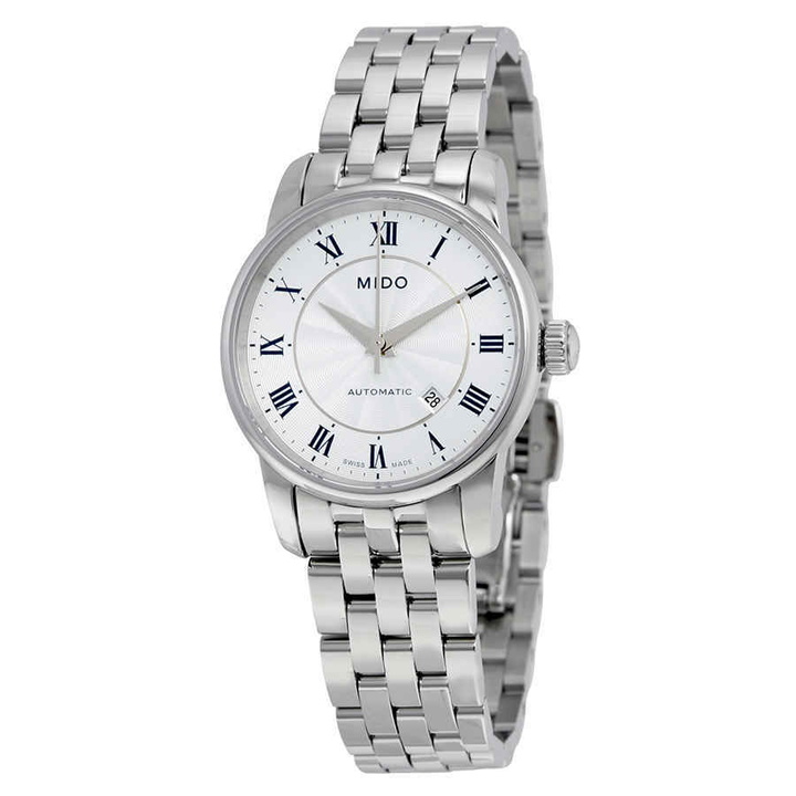 Photo: Mido Baroncelli II Automatic Silver Dial Ladies Watch M76004211