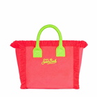 MC2 Saint Barth Colette Fuchsia Terry Handbag With Saint Barth Logo