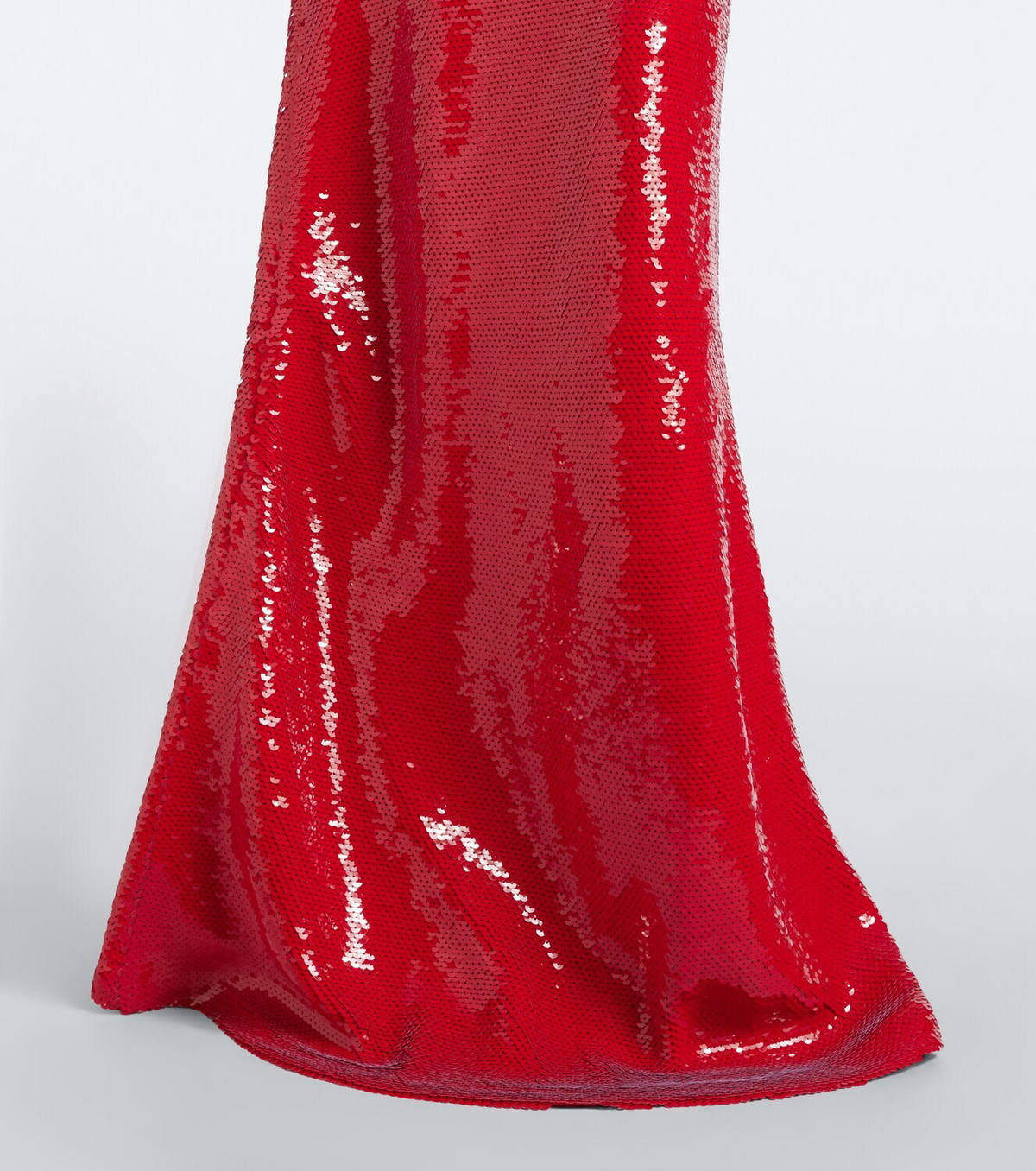 David Koma Floral-appliqué sequined gown