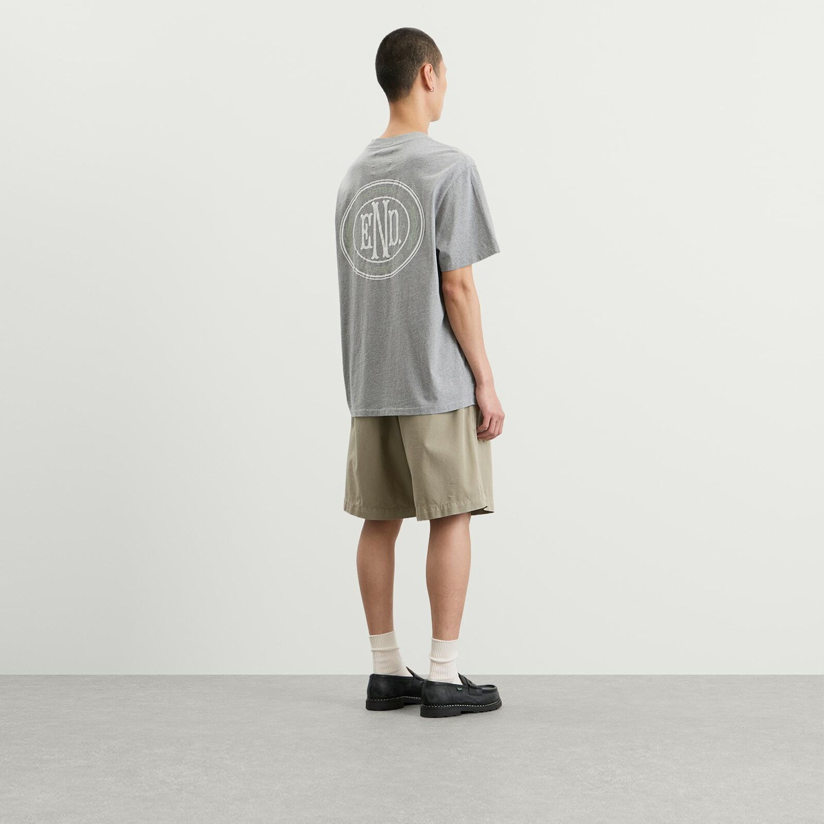 END. Leisure T-Shirt in Grey Marl
