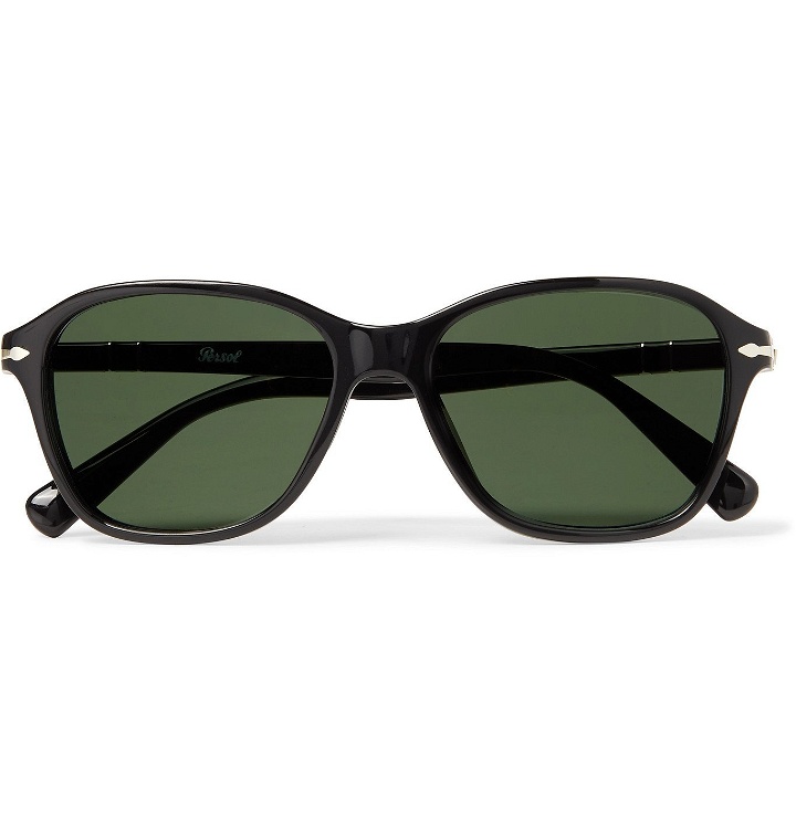 Photo: PERSOL - Square-Frame Acetate Sunglasses - Black