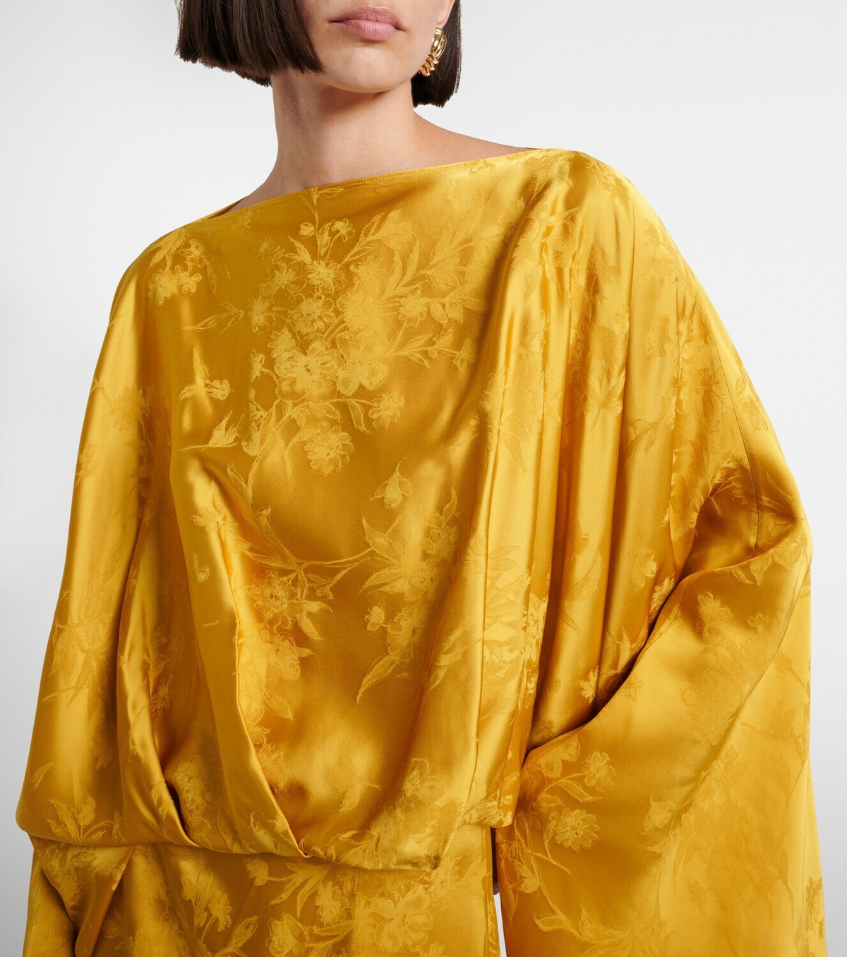Taller Marmo Eolia Primavera jacquard midi dress