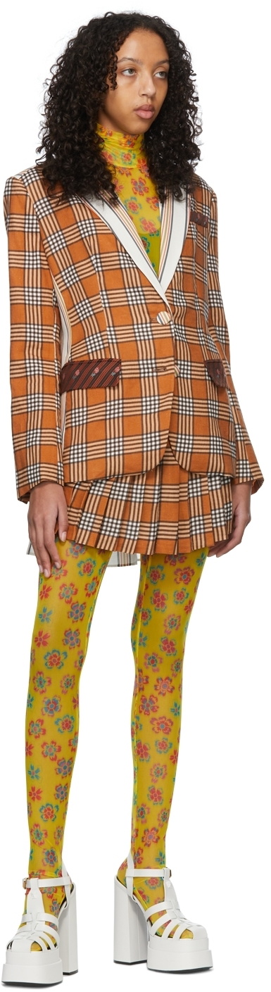 SHUTING QIU Brown Cotton Skort