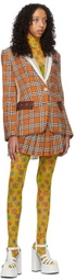 SHUTING QIU Brown Cotton Skort
