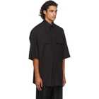 Fear of God Ermenegildo Zegna Black Matt Oversized Shirt
