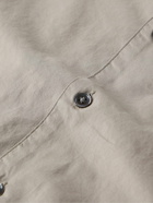 James Perse - Convertible-Collar Cotton Shirt - Neutrals
