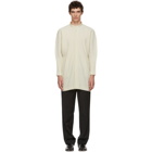 Homme Plisse Issey Miyake White MC July Cardigan