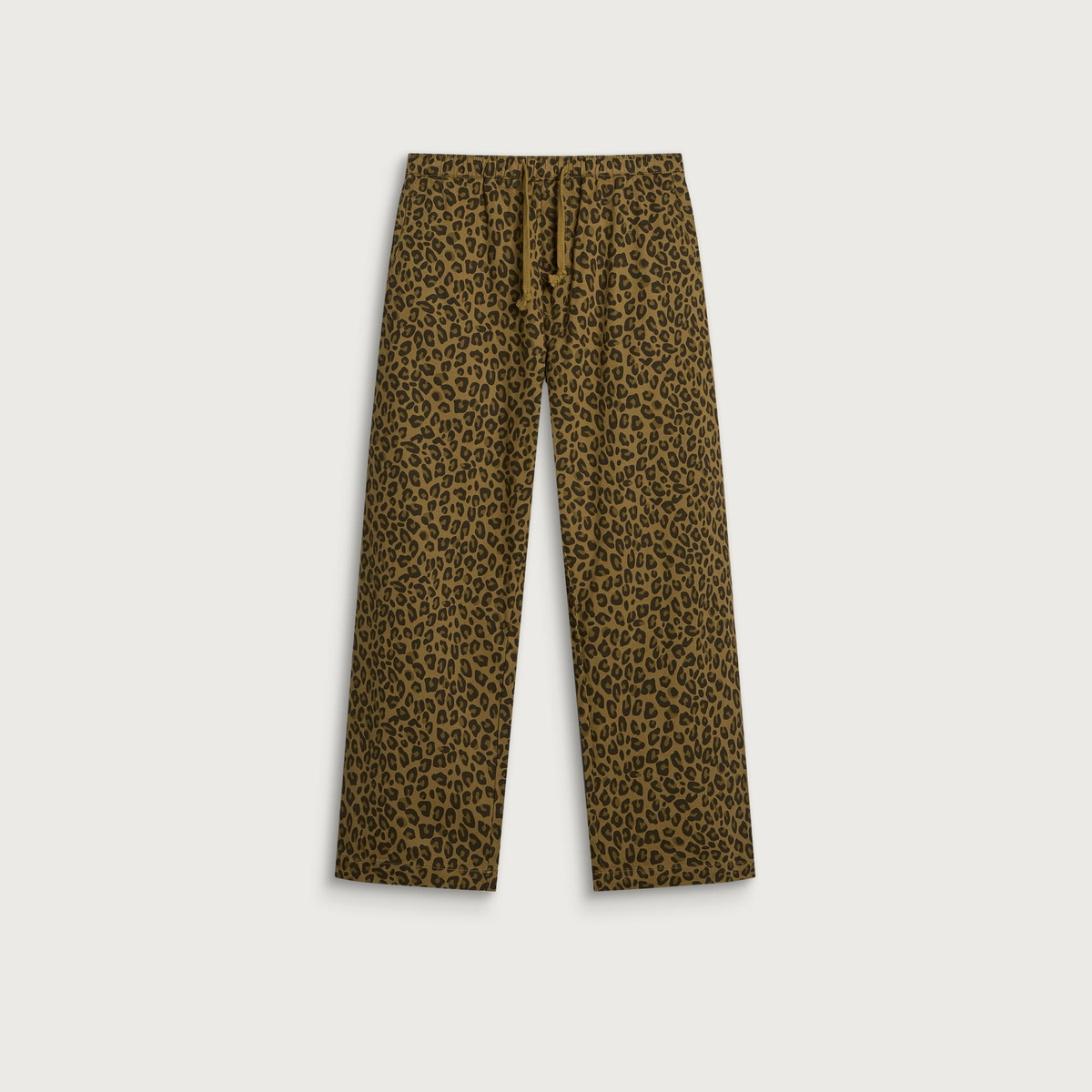 Service Works Men's Patterned Easy Chef Pants in Brown Leopard
