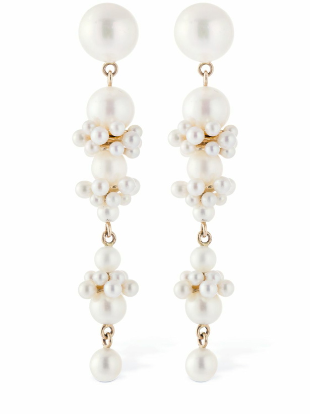 Photo: SOPHIE BILLE BRAHE - 14kt & Pearl Tulip Perle Earrings