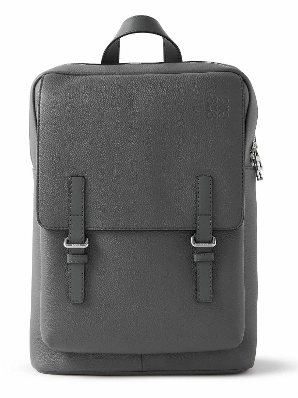 Photo: Loewe - Military Full-Grain Leather Backpack