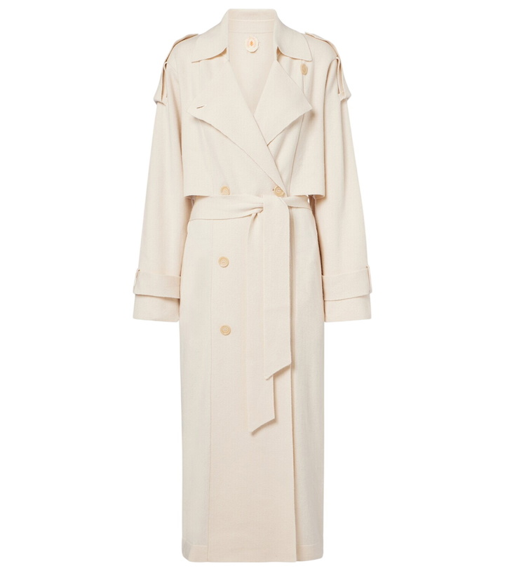 Photo: Jardin des Orangers Wool and cashmere trench coat