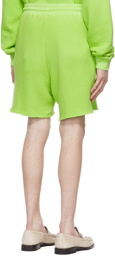 The Elder Statesman Green Cotton Shorts
