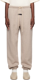 Fear of God ESSENTIALS Beige Drawstring Lounge Pants