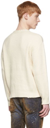Dsquared2 Off-White Cotton Sweater