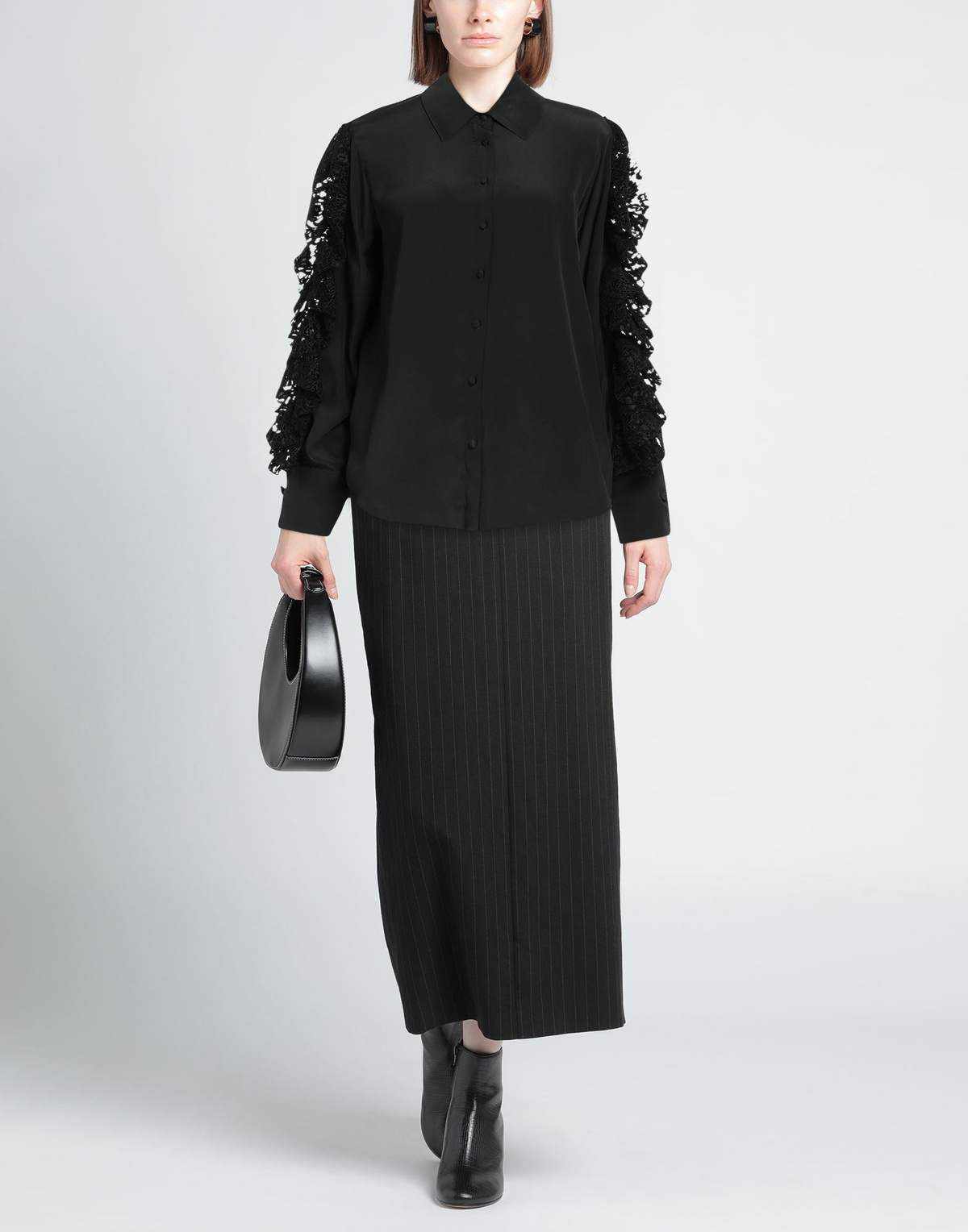 Jijil Womens Shirt in Black