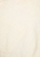 Smr Days Enamorados Embroidered Cotton-blend Shirt Ecru