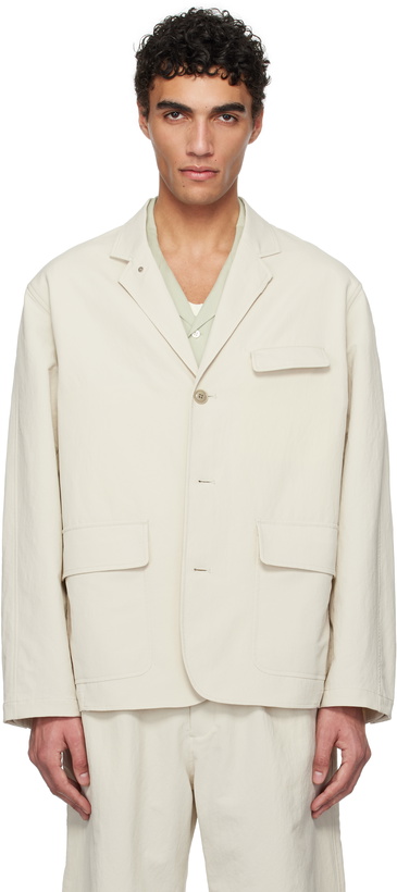 Photo: nanamica Beige ALPHADRY Club Blazer