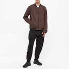 Acronym Men's Schoeller 3Xdry Wb-400 Bomber Jacket in Schwarzrot