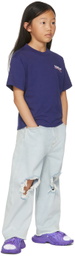 Balenciaga Kids Kids Blue Political Campaign T-Shirt