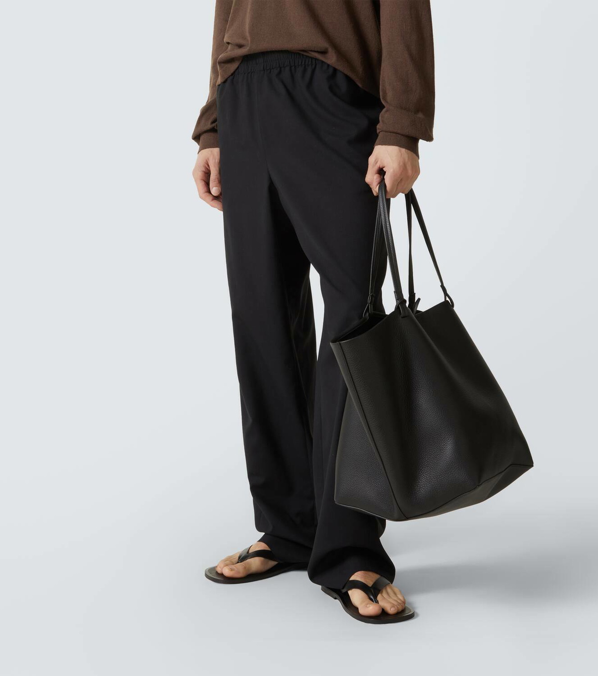 The Row Park XL leather tote bag The Row