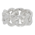 Ambush Silver Curb Chain Ring