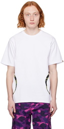 BAPE White 1st Camo Side Shark T-Shirt