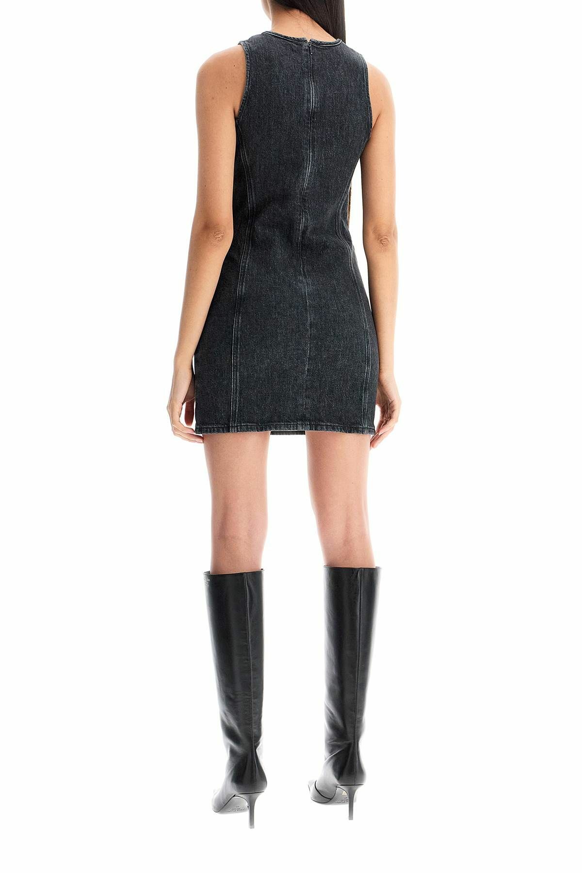 seven denim dress Denim midi dress in blue - 7 For All Mankind