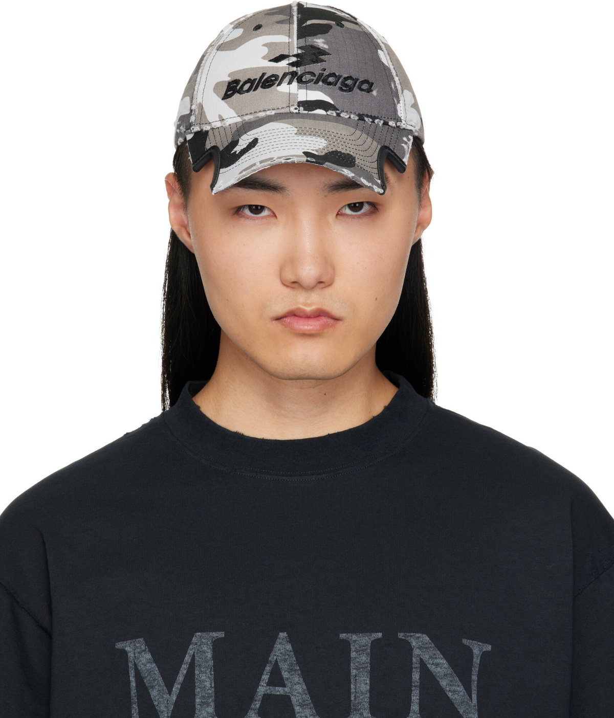BALENCIAGA SINNER'S キャップ Balenciaga x Sinners Embroidered Cap Balenciaga