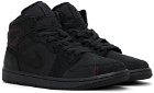 Nike Jordan Black Air Jordan 1 Mid SE Craft Sneakers