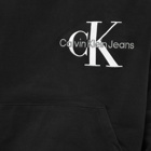 Calvin Klein Men's Monologo Oversized Hoody in Ck Black