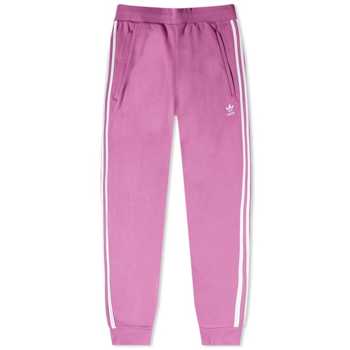 Photo: Adidas Men's 3 Stripe Pant in Semi Pulse Lilac