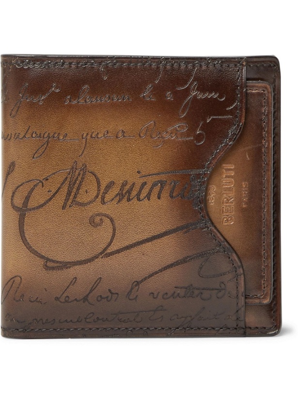 Photo: Berluti - Scritto Leather Billfold Wallet with Cardholder