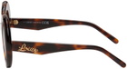 Loewe Tortoiseshell Oversized Round Sunglasses
