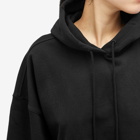 WARDROBE.NYC Women's Oversize Hooded Top in Black