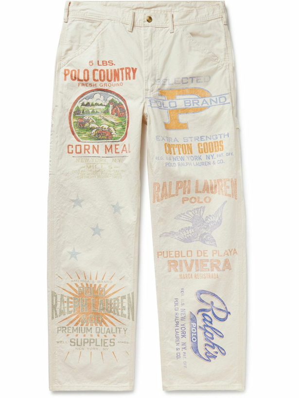 Photo: Polo Ralph Lauren - Painter Straight-Leg Printed Jeans - White