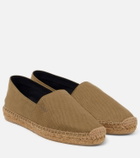 Saint Laurent Cassandre cotton gabardine espadrilles