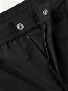 Neighborhood - Tapered Logo-Print Ripstop Trousers - Black