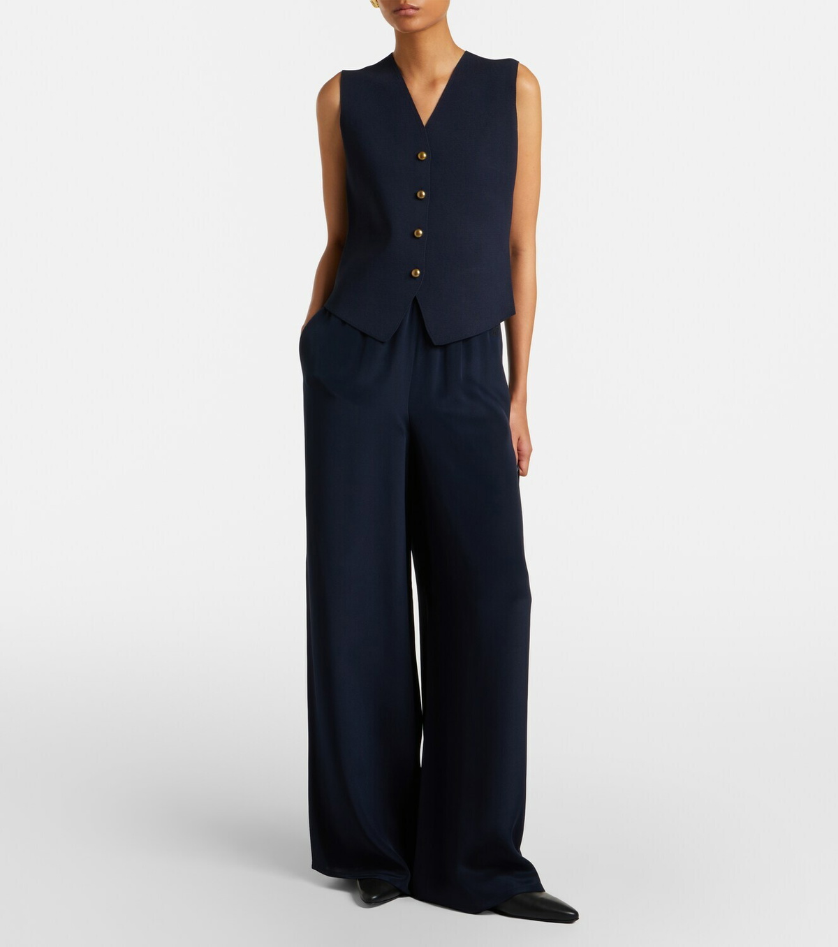 Max Mara Volonta silk palazzo pants