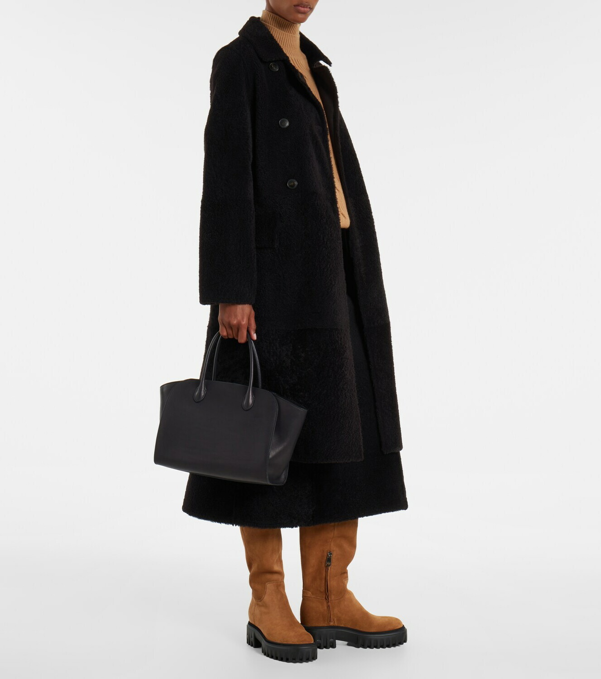 Hogan H700 Stivali suede knee-high boots