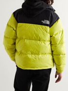 THE NORTH FACE - 1996 Retro Nuptse Quilted DWR-Coated Ripstop Down Hooded Jacket - Yellow