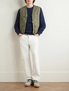 Noah - Cotton-Blend Bouclé Sweater - Blue
