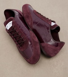 Jimmy Choo Sunny leather and suede sneakers