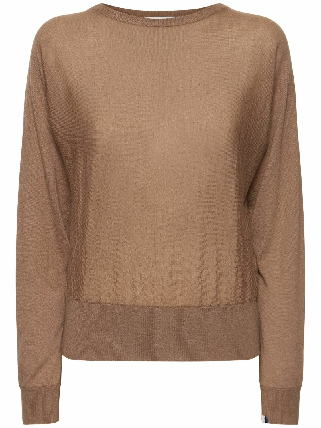 extreme cashmere Taupe Cashmere n°135 Eye Mask extreme cashmere